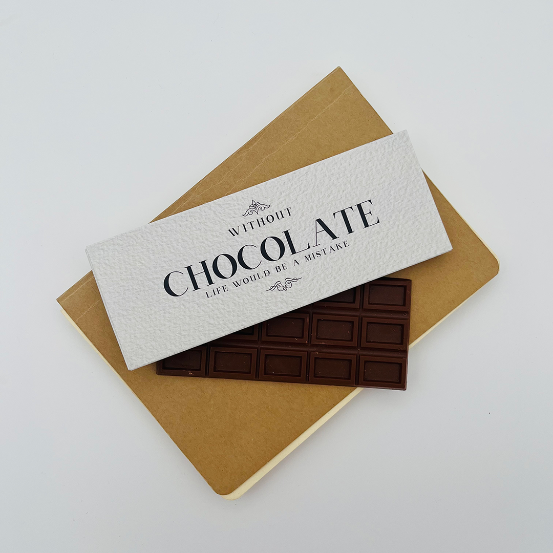 Tablete de chocolate caixa- Without chocolate life would be a mistake - Image 2