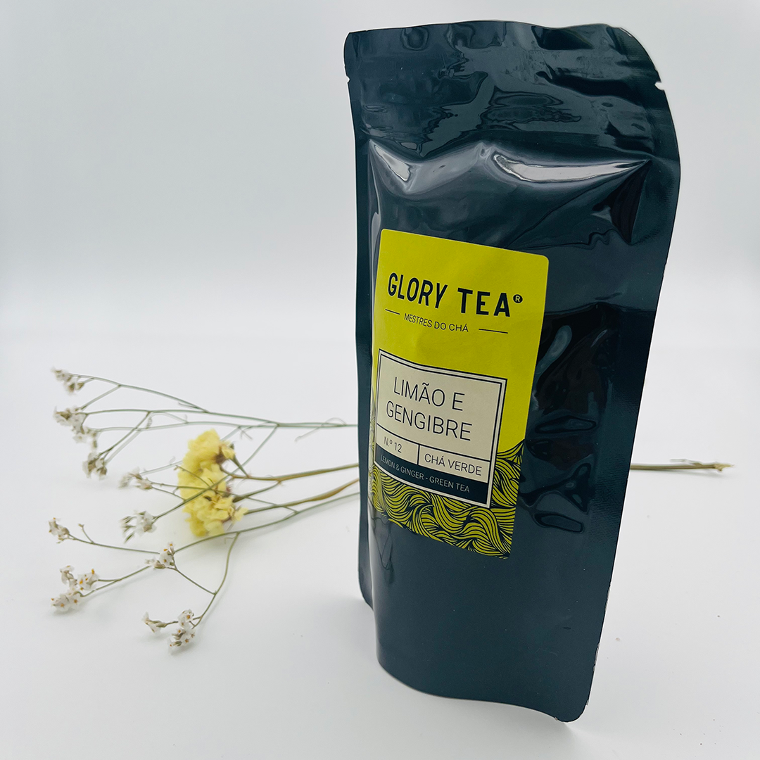 Chá Verde Limão e Gengibre