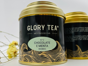Chá Rooibos Chocolate e Menta – Lata