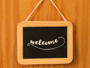 Ardósia “Welcome"