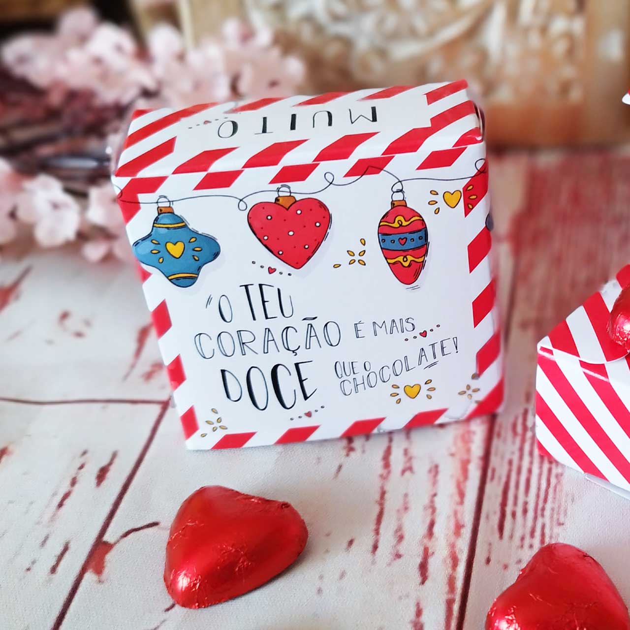 Caixa Encantada com Corações de Chocolate - Image 2