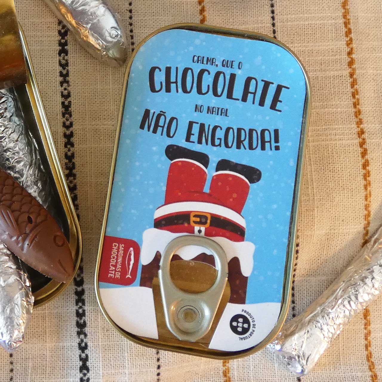 Chocolate Não Engorda – Sardinhas de Chocolate – Natal 2025