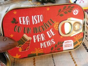 Par de Meias – Sardinhas de Chocolate – Natal 2025