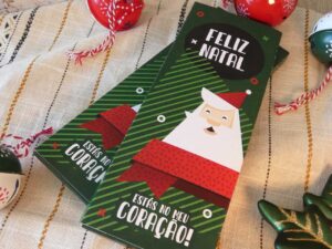 Feliz Natal -Tablete de chocolate - Natal 2025